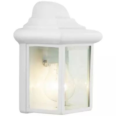 Applique murale extérieure NISSIE blanc E27 40W - BRILLIANT : élégance et luminosité pour votre extérieur