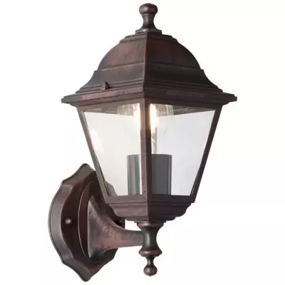 Applique extérieure montante NISSIE rouille E27 1x60W - Design élégant