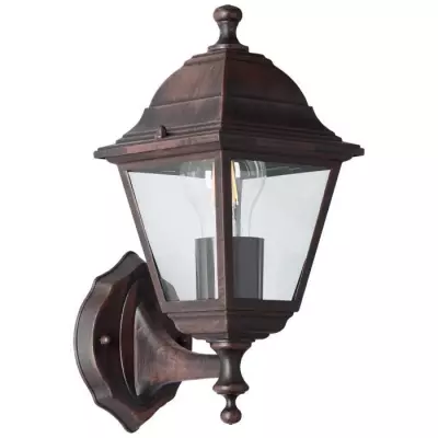 Applique extérieure montante NISSIE rouille E27 1x60W - Design élégant