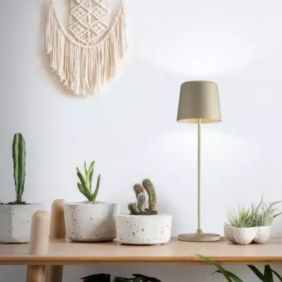 Lampe à poser LED KAAMI BRILLIANT - Cappuccino - IP44 - 2W