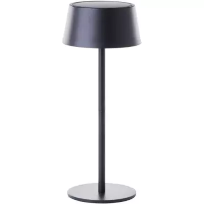 Lampe de table d'extérieur - BRILLIANT - PICCO - LED et solaire - Noir 5 W
