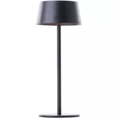 Lampe de table d'extérieur - BRILLIANT - PICCO - LED et solaire - Noir 5 W