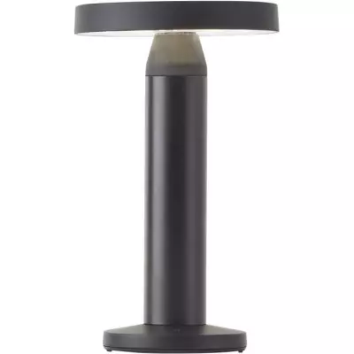 Lampe de table d'extérieur - Éclairage solaire LED - Design noir