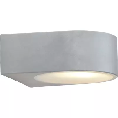 Applique extérieure BRILLIANT TYLER - coloris titane - métal/verre E27 1x60W