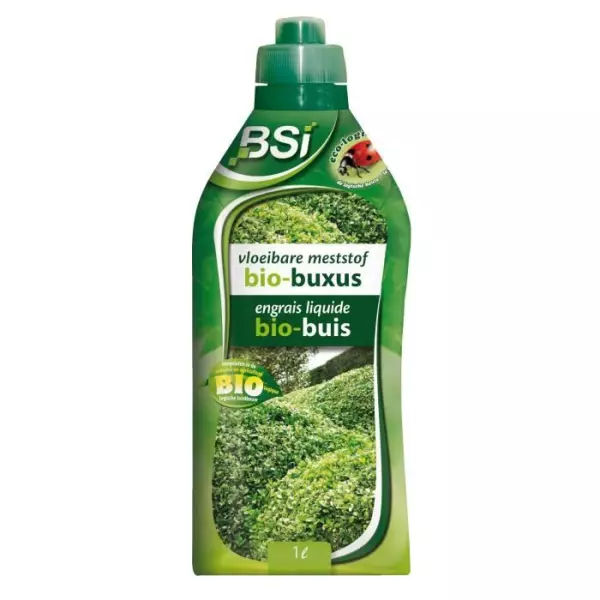 BSI - Engrais Organique - Liquide - Pour Buis - Stimule Et Donne De l'Eclat - Avec Oligo-éléments 1L - UAB