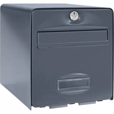 Boîte aux lettres BURG WACHTER BALTHAZAR 1 Porte - Sur pied - Anthracite