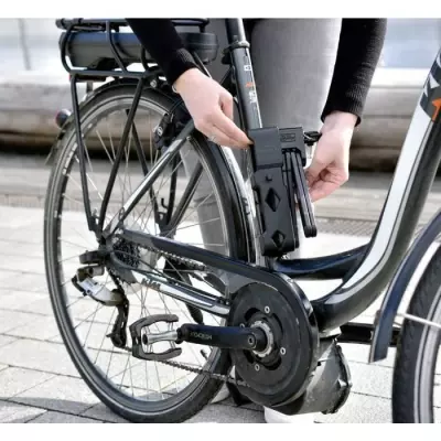 Antivol vélo pliable BURG WACHTER 790 90 BLACK SB - Sécurité maximale