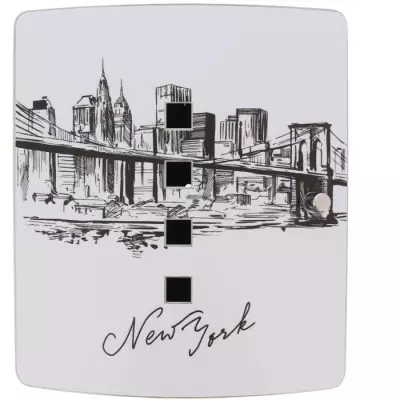 Boîte à clés BURG-WÄCHTER 6204/10 Ni Skyline NY - Compact et sécurisé