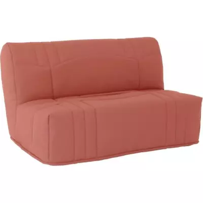 Banquette BZ DREAM en tissu 100% coton terracotta - Couchage 140x190 cm