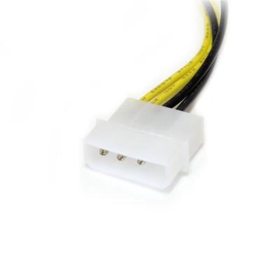 StarTech.com Câble adaptateur d'alimentation LP4 vers carte vidéo Express PCI 8 broches de 15 cm