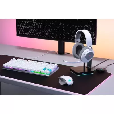 Casque Gaming sans fil CORSAIR HS55 - Son Surround Dolby 7.1 - Blanc