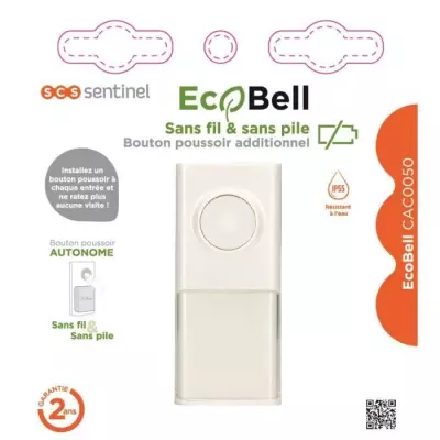 Bouton poussoir Ecobell CAC0050 compact