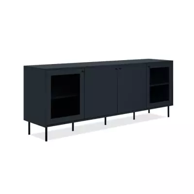 Meuble TV CARACAS Bleu Navy - 180 x 68 x 40 cm