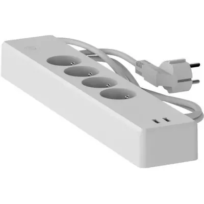 Multiprise intelligente CALEX - 4 voies + 2 USB