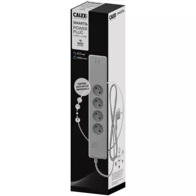 Multiprise intelligente CALEX - 4 voies + 2 USB