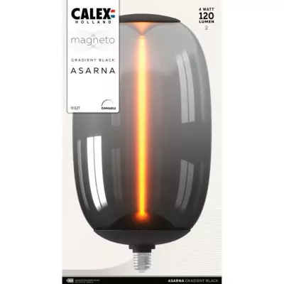Ampoule LED E27 - CALEX - Filament flexible - 4W - Noir
