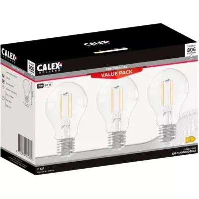 Ampoule LED E27 CALEX 7W 806lm 2700K Intensité variable