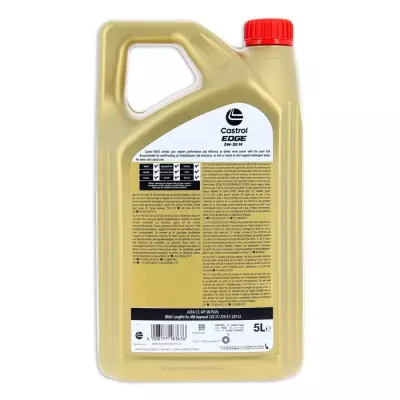 Huile moteur CASTROL EDGE 5W-30 M 5L - Performance ultime
