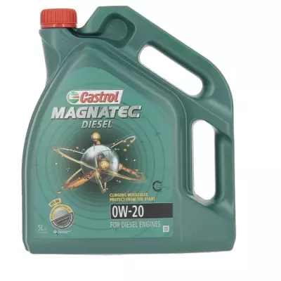 Huile moteur CASTROL Magnatec Diesel 0W-20 5L - Performances exceptionnelles