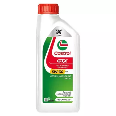 Huile moteur CASTROL GTX 5W-30 RN17 - 1L - Performances exceptionnelles