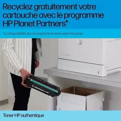 HP 125A toner LaserJet jaune authentique