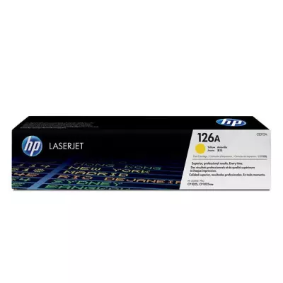 HP 126A toner LaserJet jaune authentique