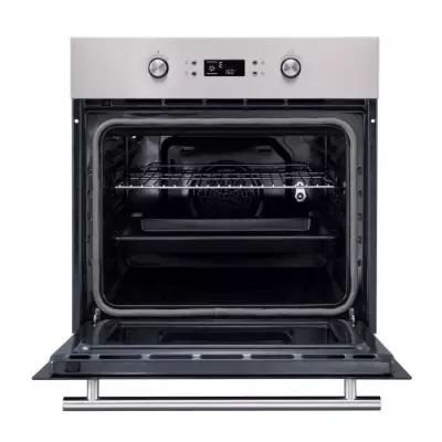 Four encastrable Pyrolyse 65L - Chaleur tournante - Noir/Inox - CEF65PIX - Compact