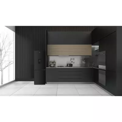 Réfrigérateur congélateur bas TOTAL No Frost - Noir - 251L