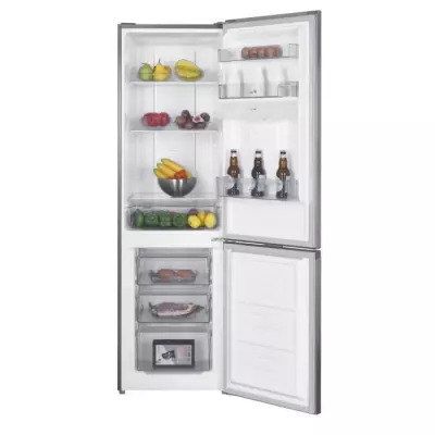 Réfrigérateur congélateur bas 251L Inox Total No Frost