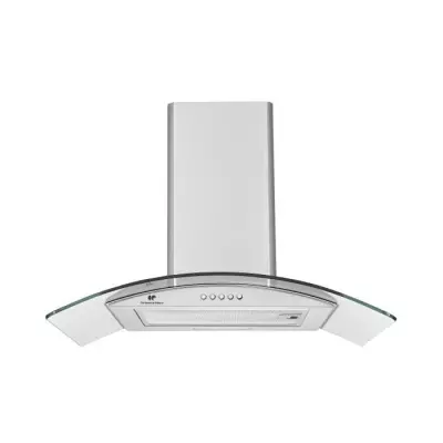 Hotte décorative Continental Edison - 60 cm - inox verre