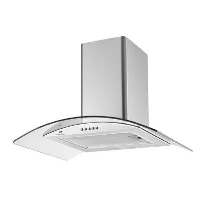 Hotte décorative Continental Edison - 60 cm - inox verre