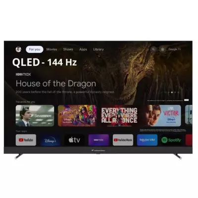 TV 4K UHD QLED Gaming 65" - Smart Google - Wifi Bluetooth