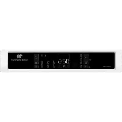 Lave-vaisselle pose libre Continental Edison CELV1045W - Blanc, 10 couverts