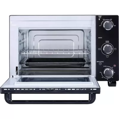 Mini-four électrique 22L noir - 1300W - Rotissoire et Convection naturelle