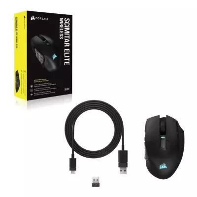 Souris Gaming Sans fil CORSAIR SCIMITAR ELITE RGB Wireless - 16 boutons programmables