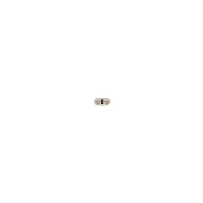 Prise biplite CHACON 2x16A avec interrupteur blanc