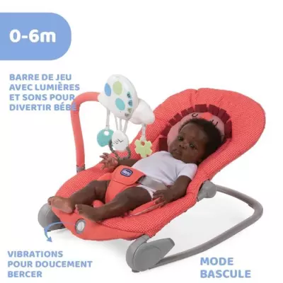 Transat balloon Lion CHICCO: Confort et sécurité en toute simplicité