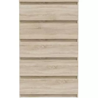 Commode CHELSEA 5 tiroirs - Chêne Sonoma - Organisation optimale