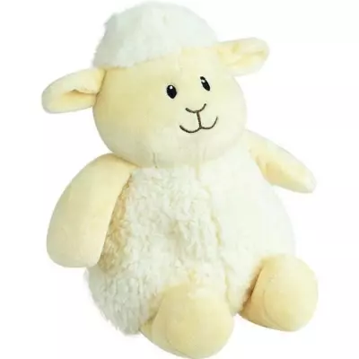 Peluche bouillotte Mouton chauffante - Micro-ondes 19 cm