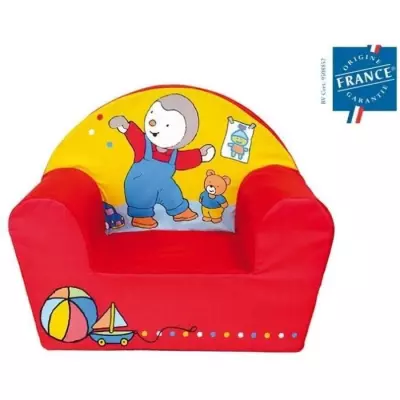 Fauteuil club enfant T'CHOUPI - Confortable et responsable