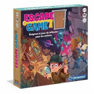 Clementoni Escape Game - Pharaon, Espace, Château - 1 à 8 joueurs