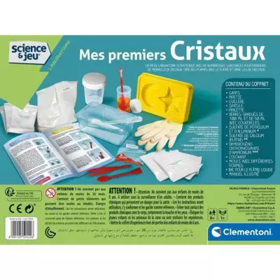 Clementoni - Mes premiers cristaux: une expérience scientifique captivante!