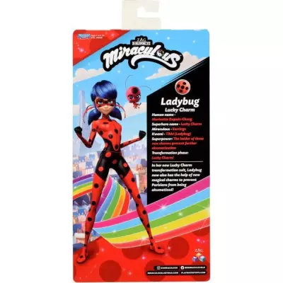 Poupée Miraculous 26 cm - BANDAI - Ladybug Lucky Charm, Haute qualité