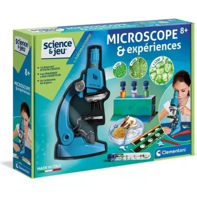 Microscope professionnel pour enfants de 8 ans et +