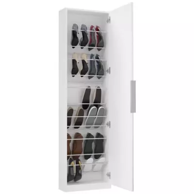 Meuble à chaussures contemporain blanc mat - Responsable & Certifié FSC®