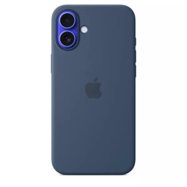 APPLE iPhone 16 Plus - Coque en silicone avec MagSafe - Denim