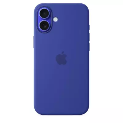 Coque en silicone iPhone 16 Plus avec MagSafe - Ultramarine