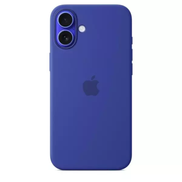 APPLE iPhone 16 Plus - Coque en silicone avec MagSafe - Ultramarine