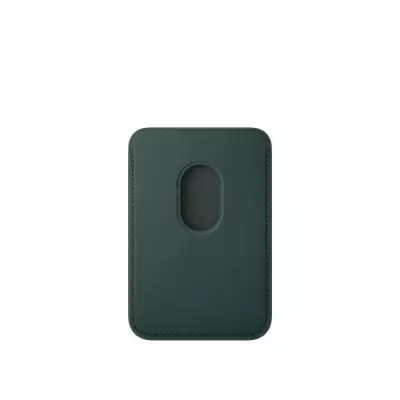 Coque iPhone Portefeuille FineWoven avec MagSafe - Vert Foncé