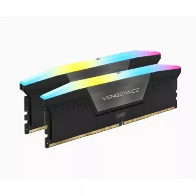 Mémoire RAM CORSAIR Vengeance RGB DDR5 32GB 5600 MHz Noire